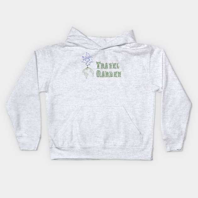 Travel Garden Full Logo Kids Hoodie by Design Garden